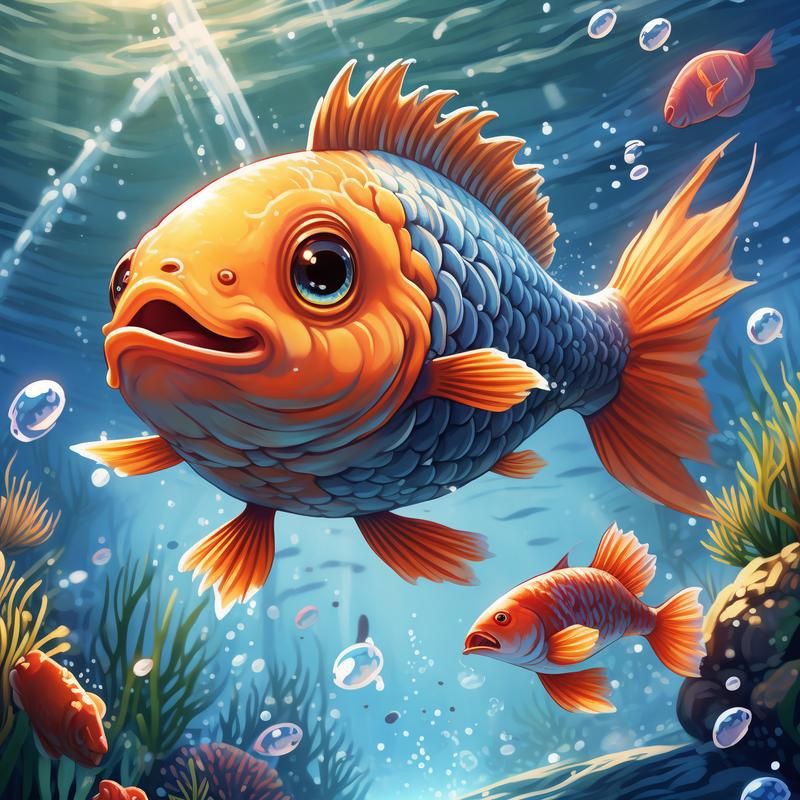 有沒有更多關于吉祥物魚的圖片？，吉祥物魚常被賦予美好寓意如年年有余、富貴吉祥等