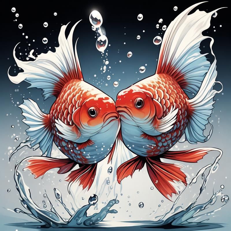 有沒有更多關于吉祥物魚的圖片？，吉祥物魚常被賦予美好寓意如年年有余、富貴吉祥等