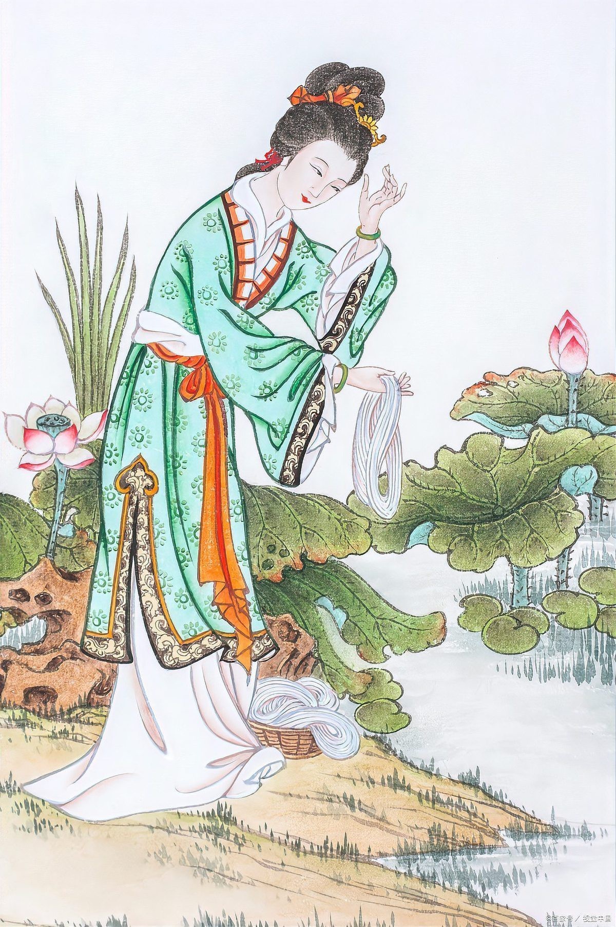 詩經在水一方全詩原文