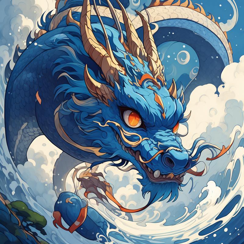 能提供一張具體的霸氣龍圖片嗎？