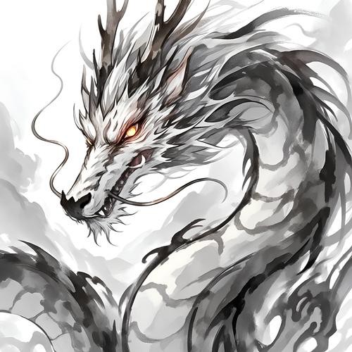 能提供一張具體的霸氣龍圖片嗎？