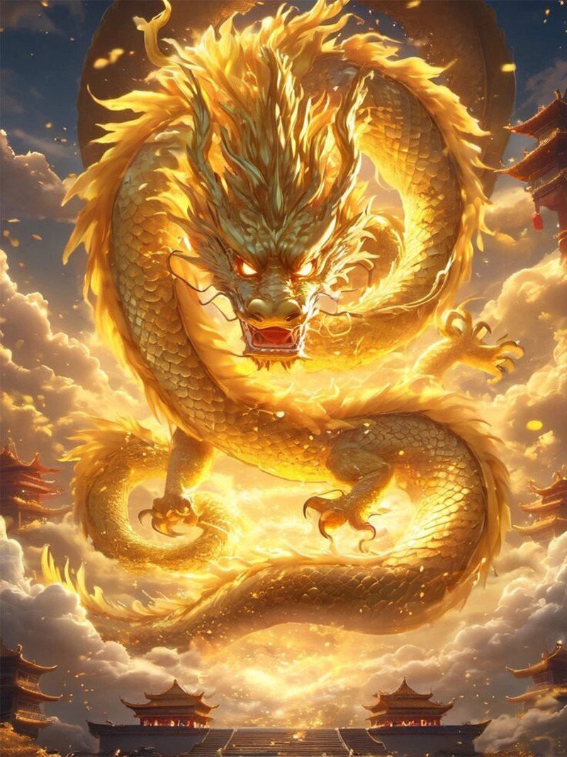 能提供一張具體的霸氣龍圖片嗎？