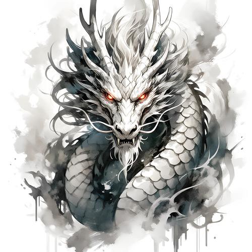 能提供一張具體的霸氣龍圖片嗎？