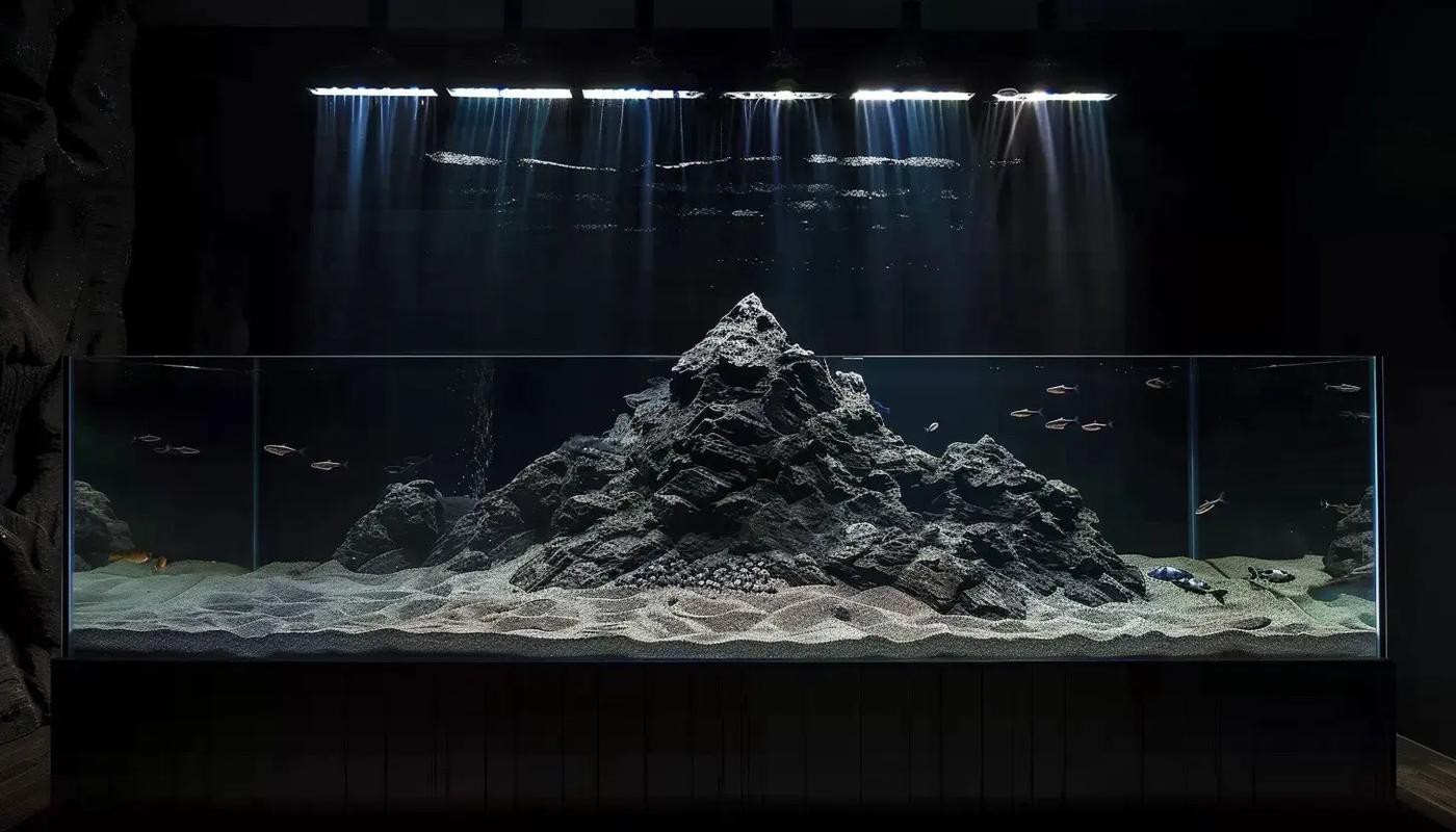 養金龍魚魚缸背景用什么顏色好看