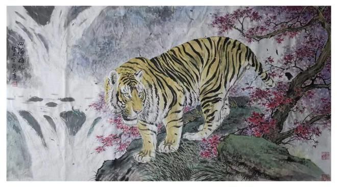 畫金龍魚的大師作品（張利宏的《金龍魚》系列作品賞析，寓意美好）
