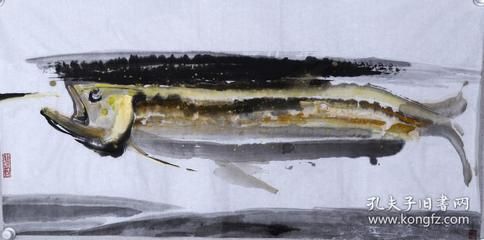 畫金龍魚的大師作品（張利宏的《金龍魚》系列作品賞析，寓意美好）