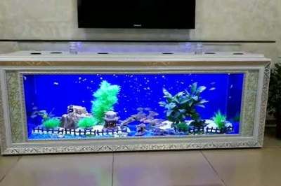 電視柜承重100斤的魚缸擺放位置和種類選擇合理布置魚缸：電視柜承重100斤的魚缸存在安全隱患