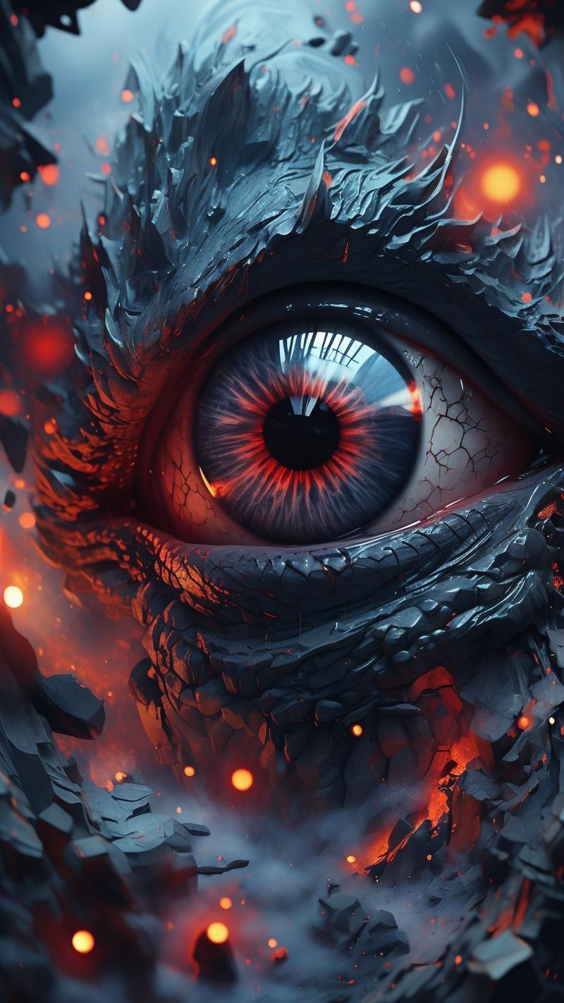 紅龍之眼壁紙有哪些風格可選？ 紅龍之眼壁紙有哪些風格可選？ 龍魚百科 第12張