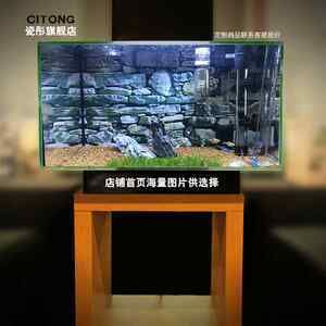 黑色魚缸背景畫魚缸背景攝圖網(wǎng)站1.5米大美七彩神仙缸給你理由：黑色的魚缸背景畫是藍色效果好還是深藍好