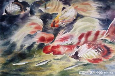 國畫魚缸的寓意是什么？：國畫魚缸寓意著吉祥如意、吉祥如意、吉祥如意、吉祥如意
