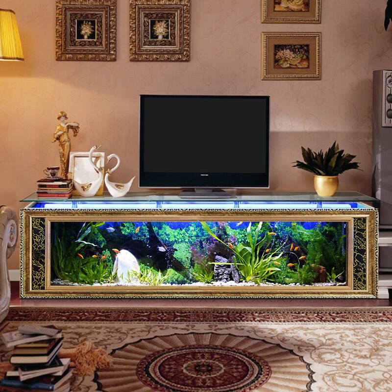 歐式魚缸圖片大全客廳1.2米：1.2米歐式魚缸尺寸推薦