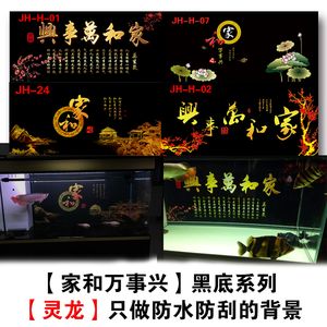 魚缸背景設(shè)計(jì)的藝術(shù)：個(gè)性化魚缸背景diy教程，