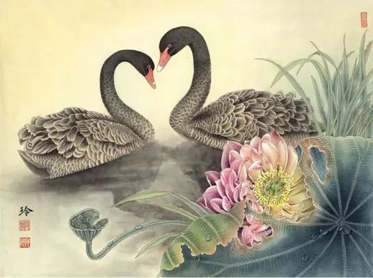 工筆龍魚畫法（工筆龍魚眼睛畫法,龍魚身體結(jié)構(gòu)解析）