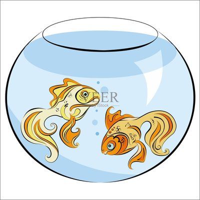 簡筆畫魚缸簡筆畫魚缸繪畫教程[需手動填充]金魚魚缸繪畫教程：如何畫一個簡筆畫魚缸