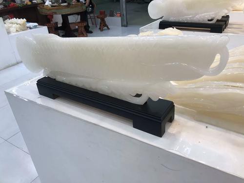 白玉金龍魚擺件圖片大全