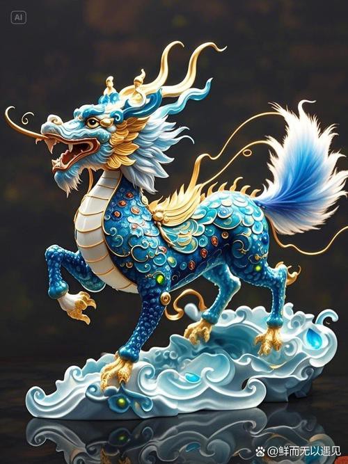 再給我一些龍擺件的圖片