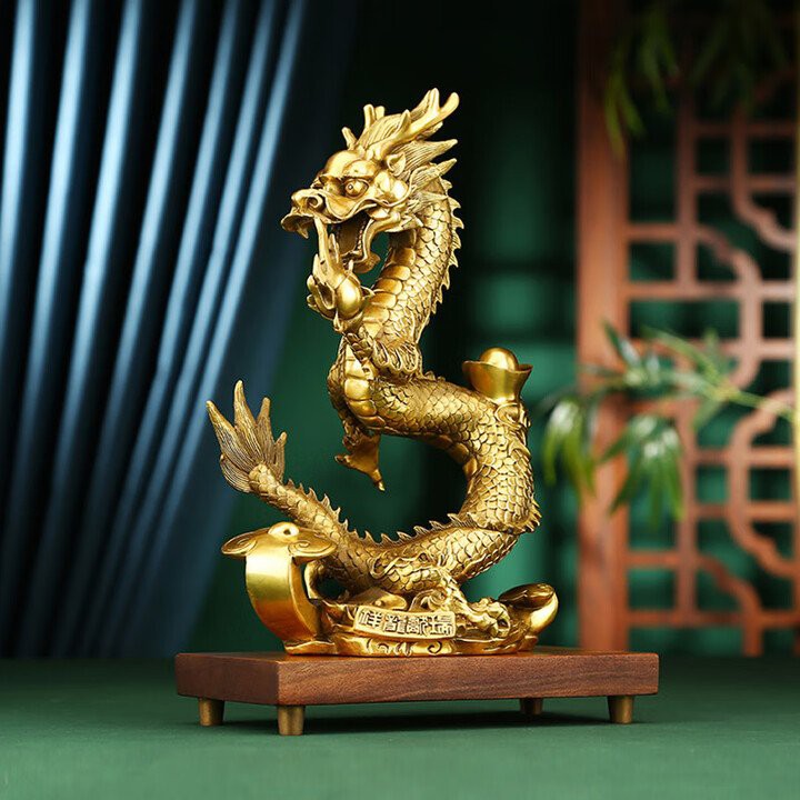 普瀾家居的龍頭魚擺件材質如何？