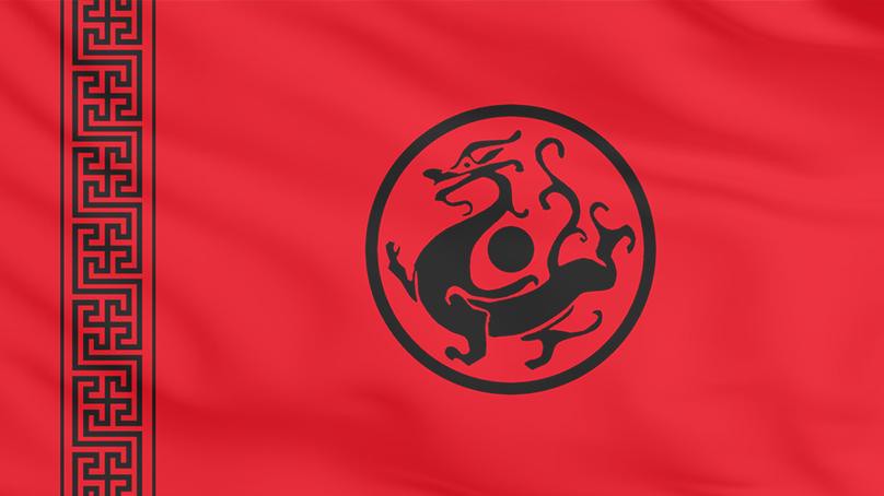 能否提供幾張現(xiàn)代黑龍旗的圖片？