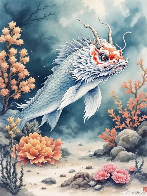 能推薦一些古風深海龍魚插畫作品嗎？ 能推薦一些古風深海龍魚插畫作品嗎？ 龍魚百科 第15張