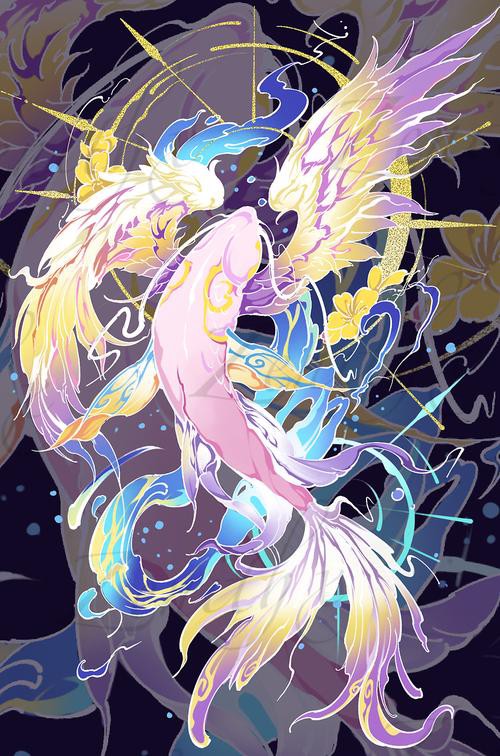 能推薦一些古風深海龍魚插畫作品嗎？ 能推薦一些古風深海龍魚插畫作品嗎？ 龍魚百科 第16張