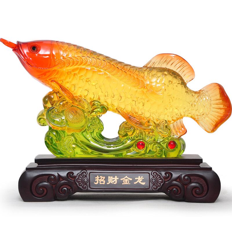 金龍魚擺件魚頭朝向門外好不好：客廳金龍魚擺件怎么擺
