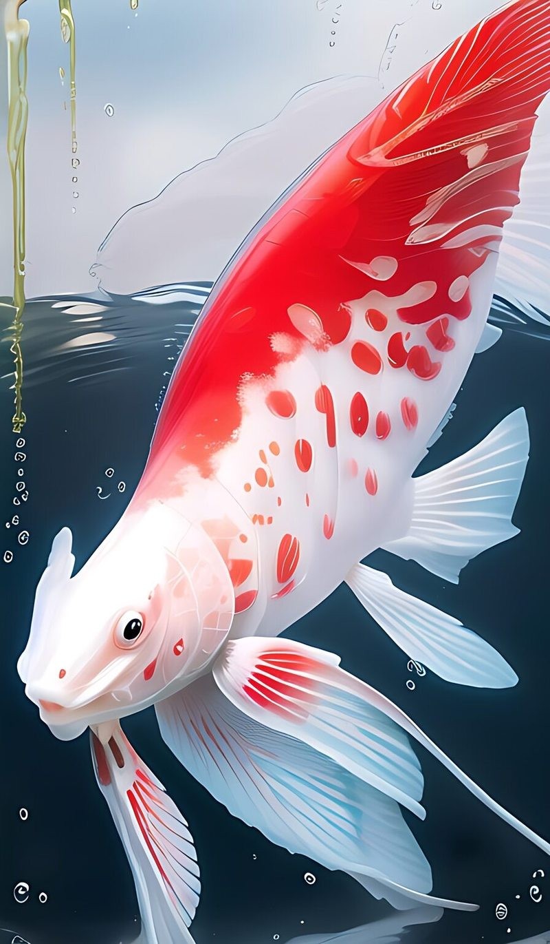 頂級紅龍魚手機壁紙高清