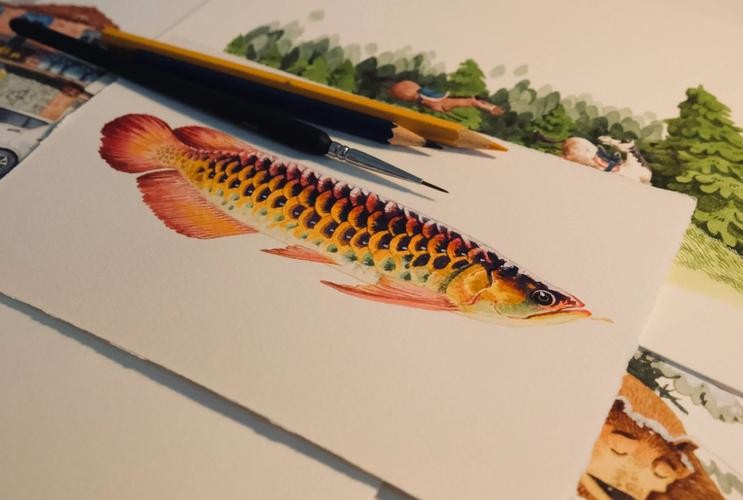 龍魚是什么樣的圖片簡筆畫