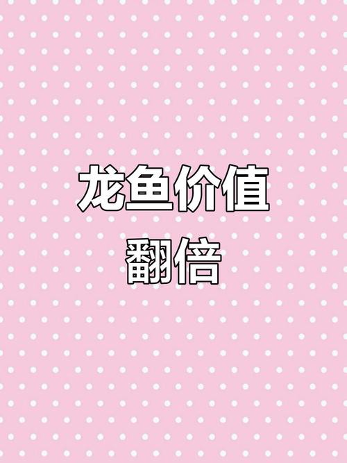 浙江龍魚(yú)市場(chǎng)價(jià)格表圖片