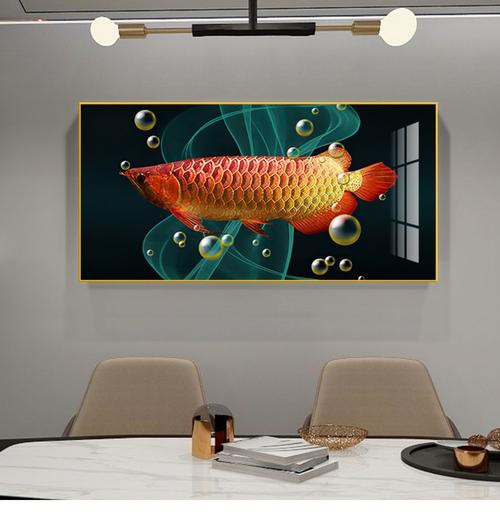 金龍魚(yú)手繪效果圖
