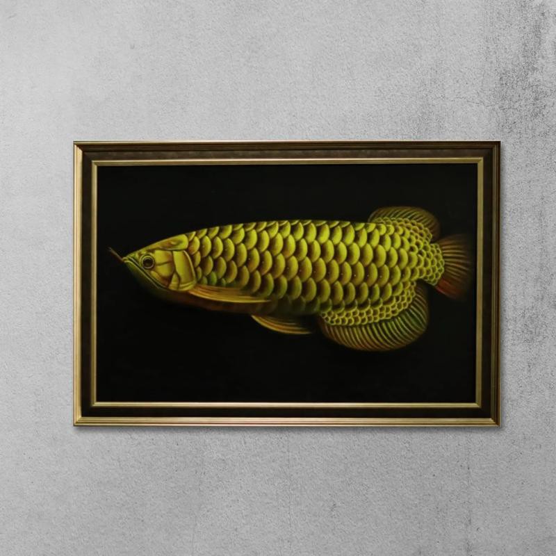 金龍魚(yú)手繪效果圖