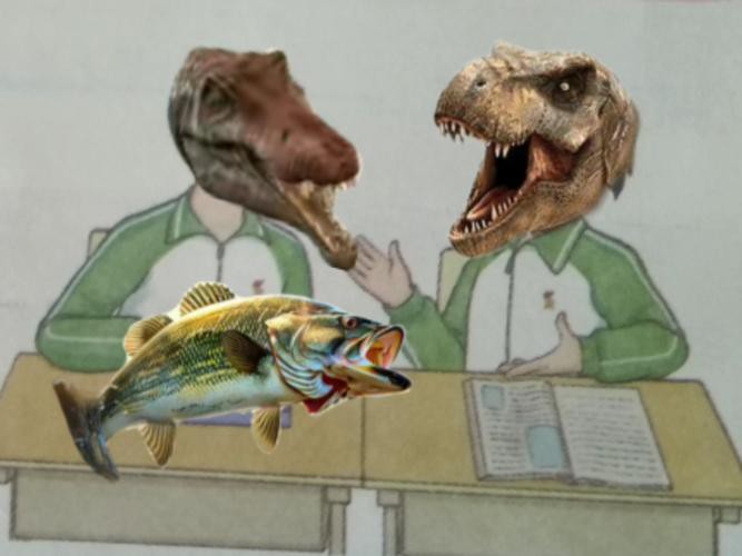 恐龍魚兇猛嗎圖片