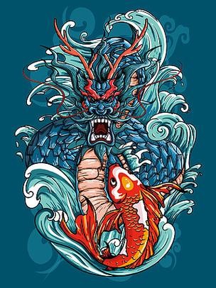 龍魚背景圖片大全可愛動漫圖 龍魚背景圖片大全可愛動漫圖 龍魚百科 第12張