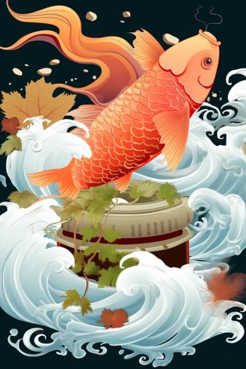 龍魚背景圖片大全可愛動漫圖 龍魚背景圖片大全可愛動漫圖 龍魚百科 第30張