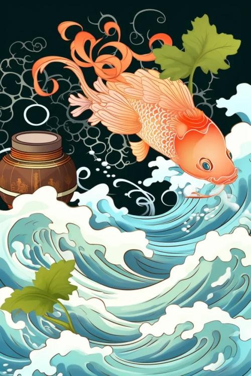 龍魚背景圖片大全可愛動漫圖 龍魚背景圖片大全可愛動漫圖 龍魚百科 第20張