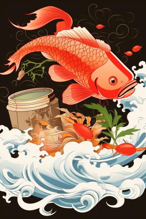 龍魚背景圖片大全可愛動漫圖 龍魚背景圖片大全可愛動漫圖 龍魚百科 第27張