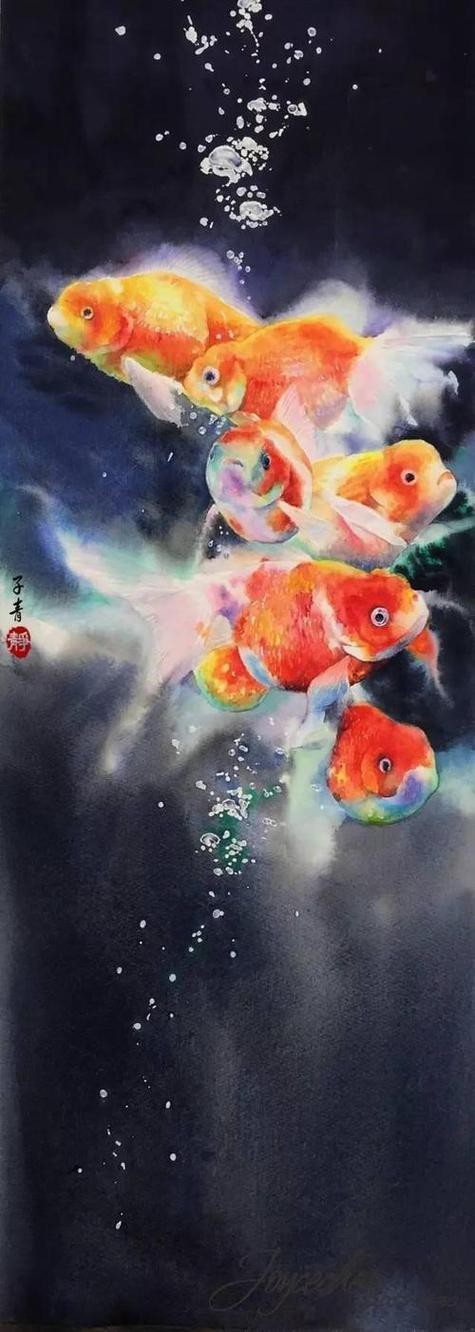 水彩金龍魚 水彩金龍魚 龍魚百科 第23張
