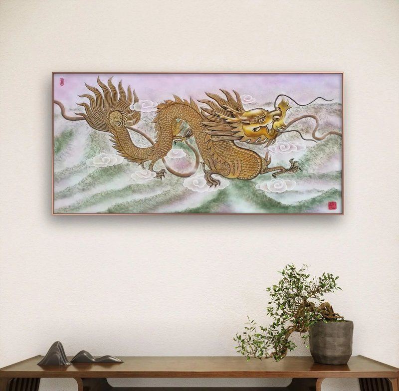 金龍魚的畫不能亂掛