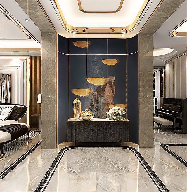 金龍魚的畫不能亂掛