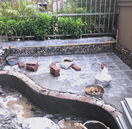 露臺(tái)魚池設(shè)計(jì)實(shí)景圖