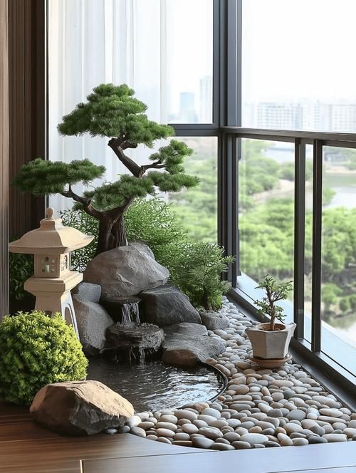 露臺(tái)魚池設(shè)計(jì)實(shí)景圖