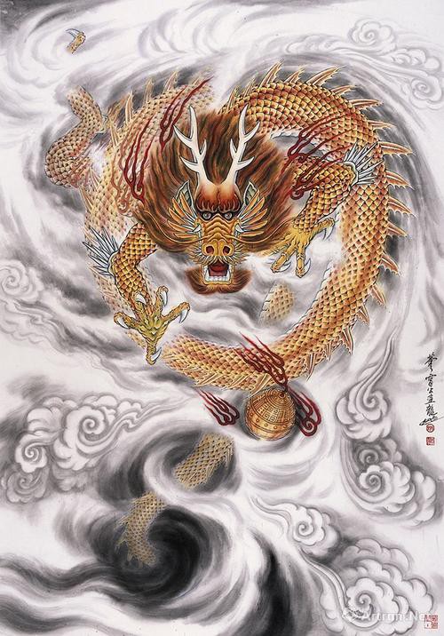 有沒有高清版本的招財金龍圖片？