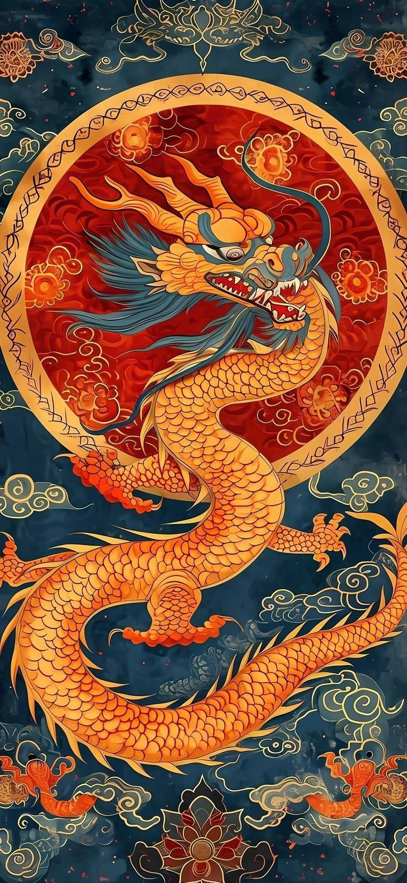 推薦一些免費的屬龍手機壁紙