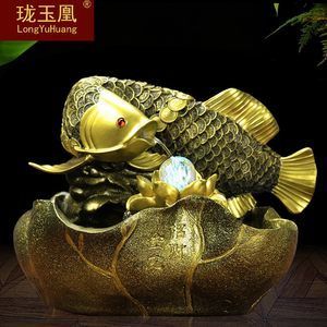 金龍魚擺件風(fēng)水作用：家中擺放金龍魚擺件有什么好處？