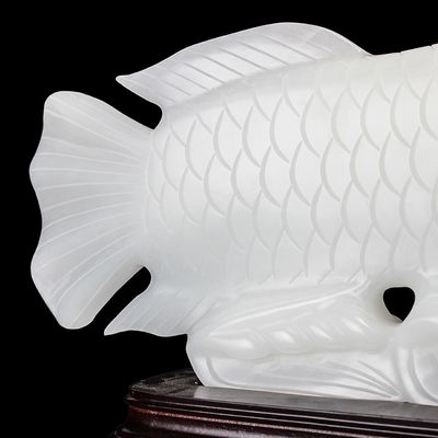 白玉金龍魚(yú)象征意義：白玉金龍魚(yú)寓意