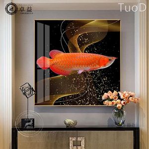 玄關擺金龍魚好嗎（中式玄關中擺放金龍魚有很多好處但也要結合個人的實際情況）