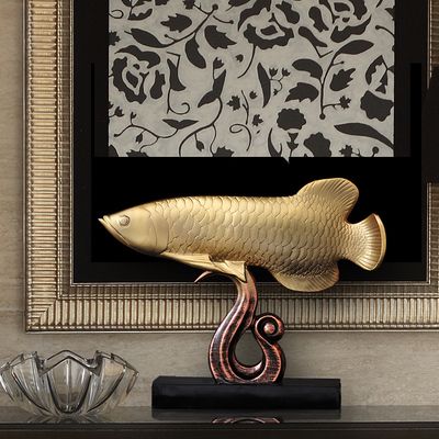 金龍魚擺件放在客廳什么位置：客廳金魚缸擺件擺放在什么位置360問答 金龍魚擺件放在客廳什么位置：客廳金魚缸擺件擺放在什么位置360問答 龍魚百科 第4張