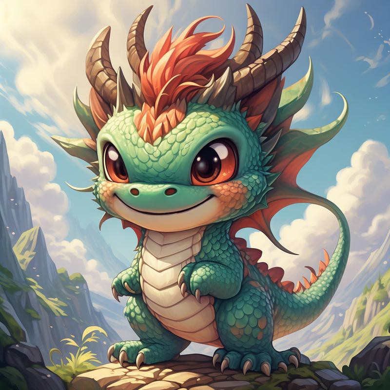 有沒有現(xiàn)成的紅龍卡通頭像？