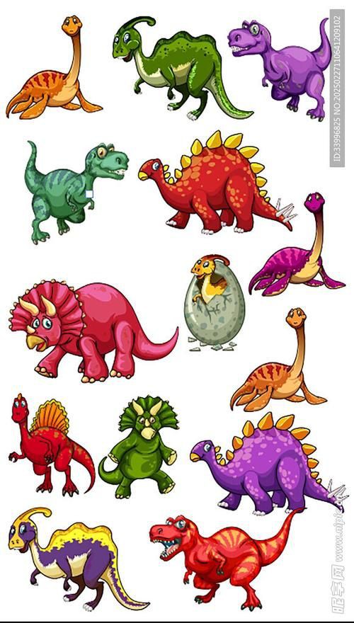 恐龍種類大全圖片