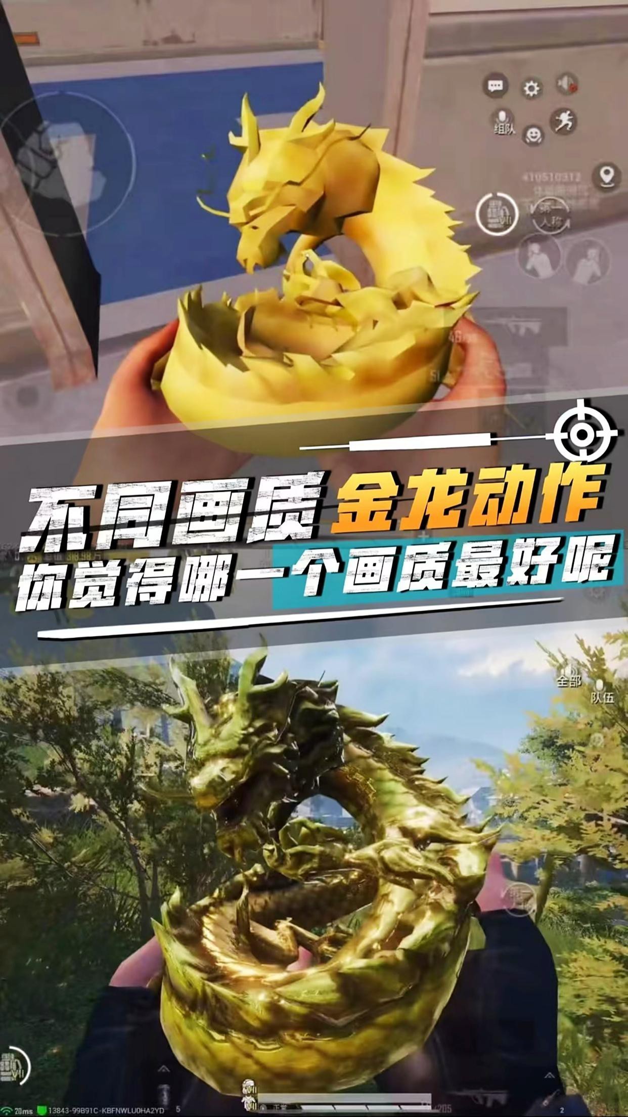 和平精英金龍皮膚有哪些特效？