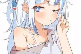 藍色可愛小鯊魚壁紙